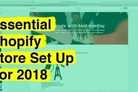 Set Up Shopify Store