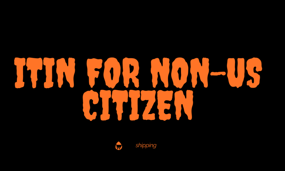 ITIN for Non-US Citizen