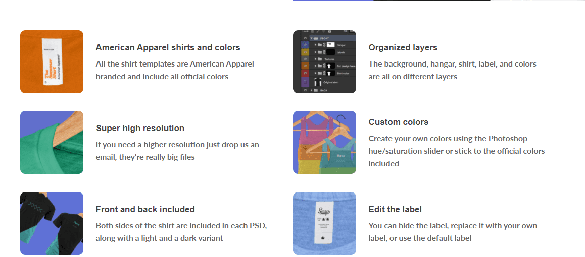 T-shirt Templates And Mockups For Your Clothingline 10 Capture 11