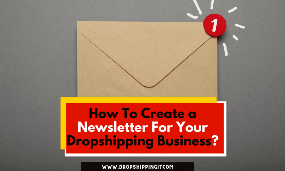 How To Create a Newsletter For Your Dropshipping Business