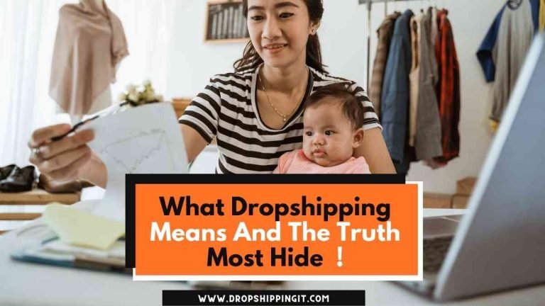 What Dropshipping Means