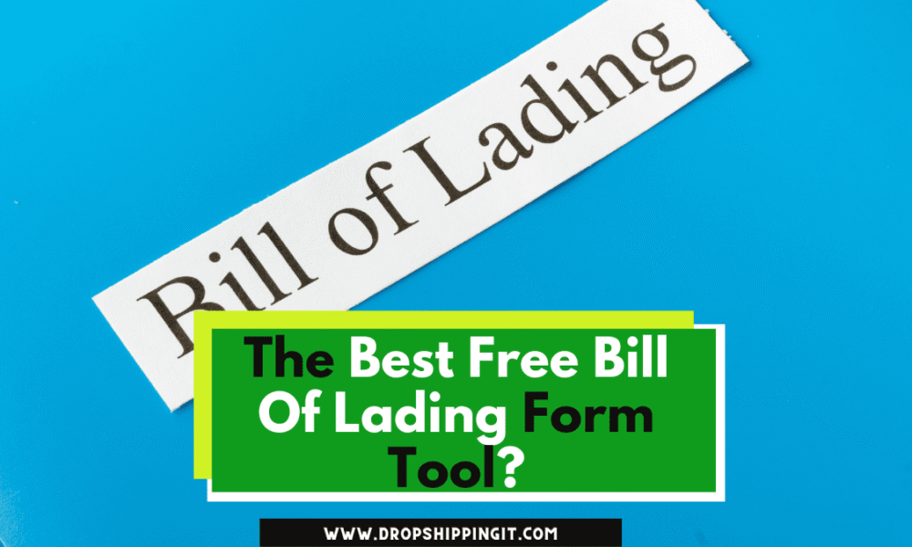The Best Free Bill Of Lading Form Tool