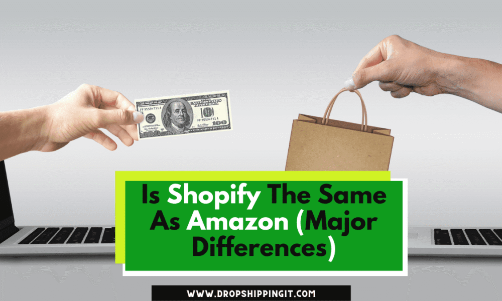Is Shopify The Same As Amazon (Major Differences)