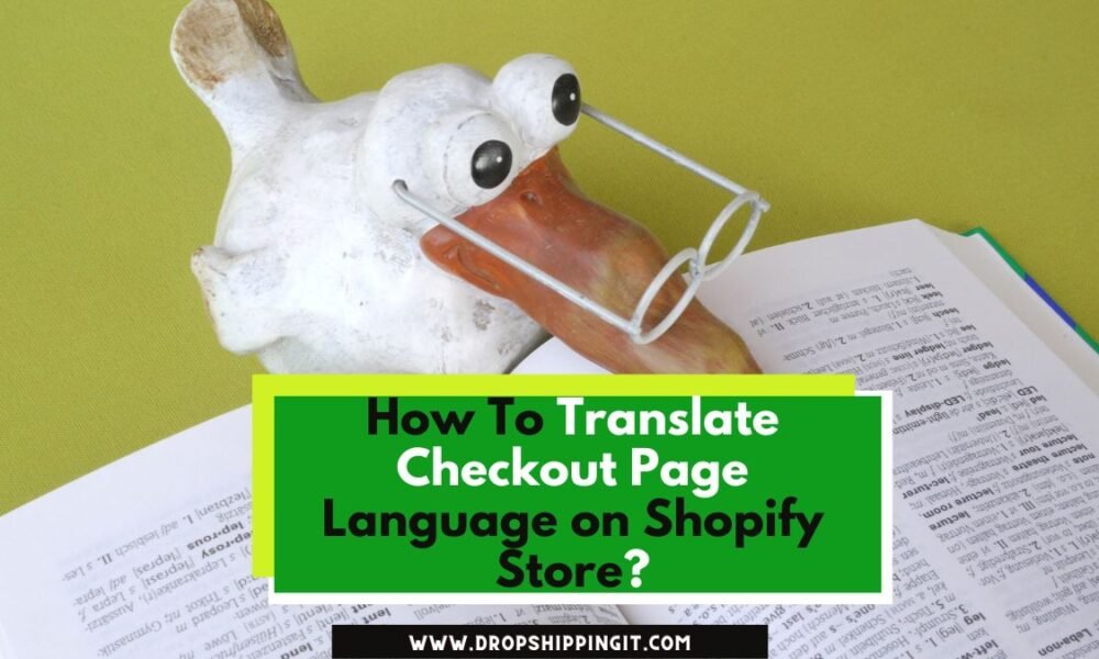How To Translate Checkout Page Language on Shopify Store