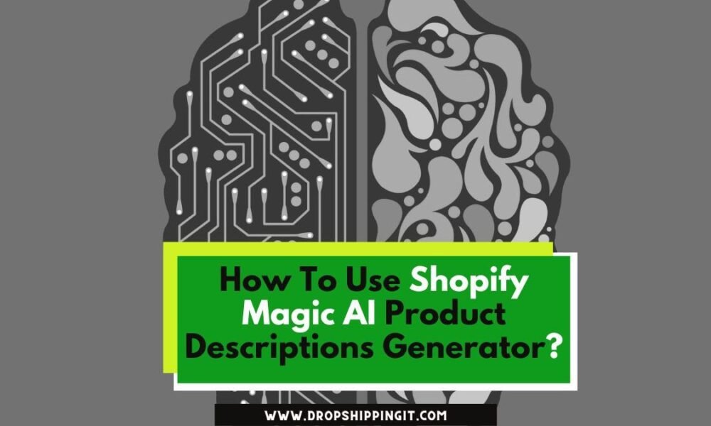 How To Use Shopify Magic AI Product Descriptions Generator