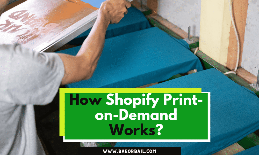 How Shopify Print-on-Demand Works