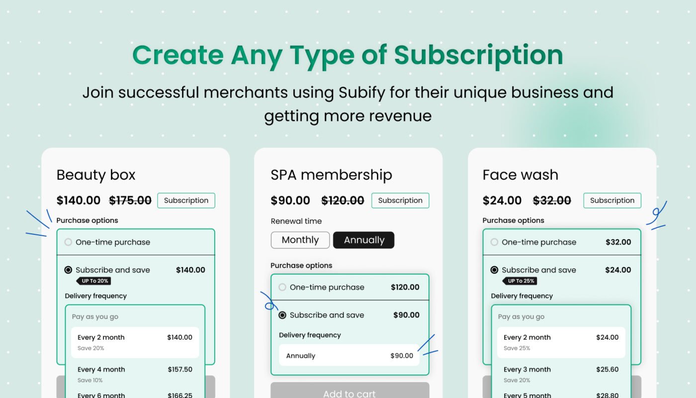Subi Shopify Subscription App