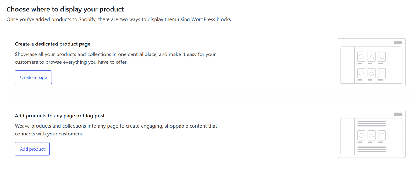 Sell on wordpress with shopify plugin