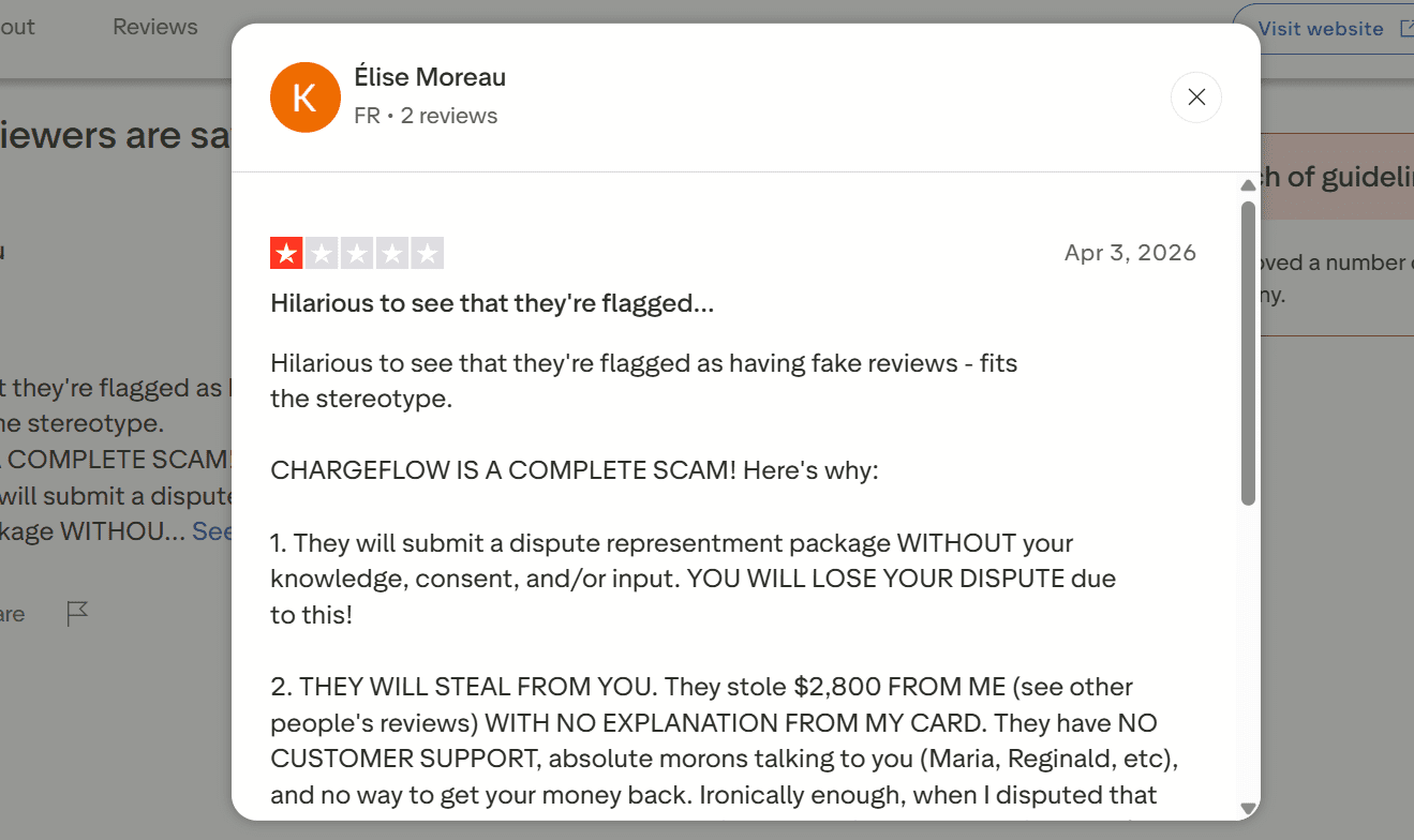 Is Chargeflow a scam